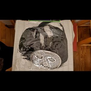 Mardi Gras mask masquerade mask silver